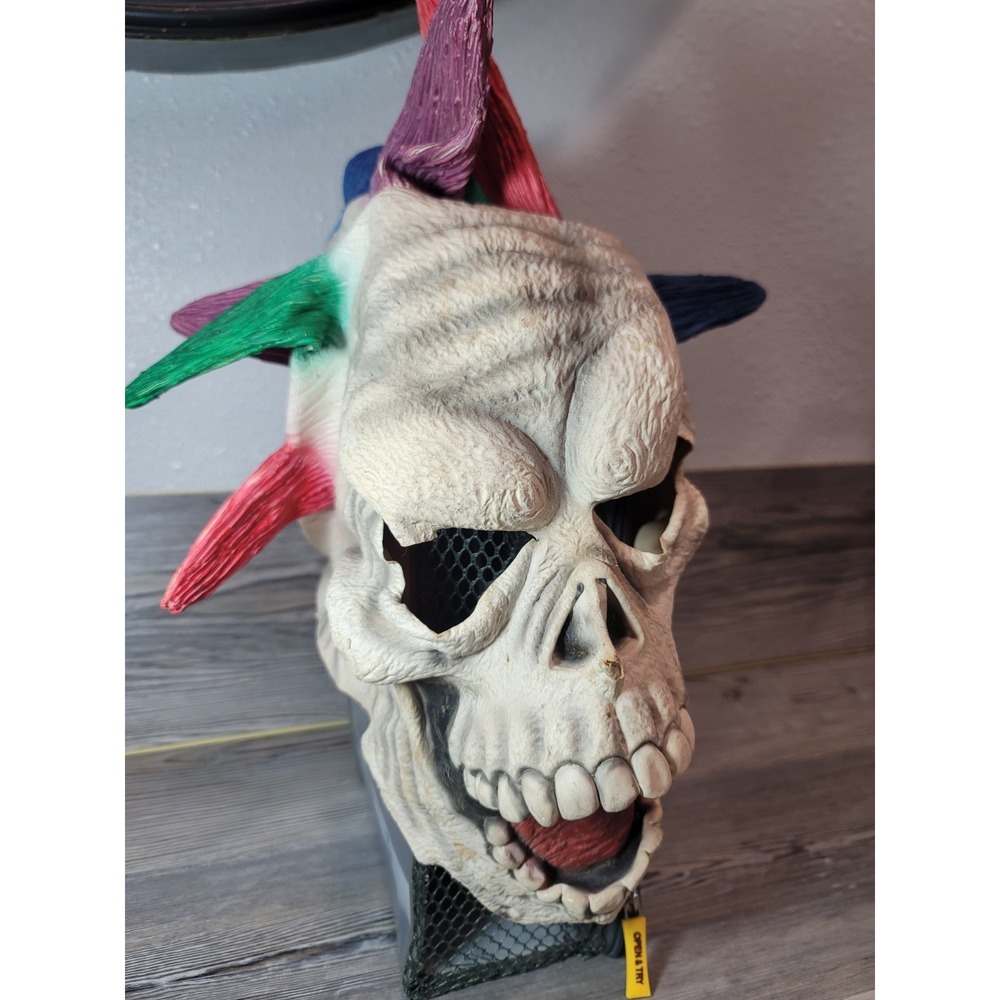 spirit halloween clown mask old rubber candy costume face covering